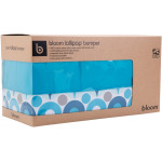 bloom Alma Max 標準英國尺寸嬰兒床床圍 - 天藍色棒棒糖