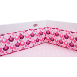 bloom Alma Max 標準美國嬰兒床床圍 - 玫瑰粉紅色棒棒糖