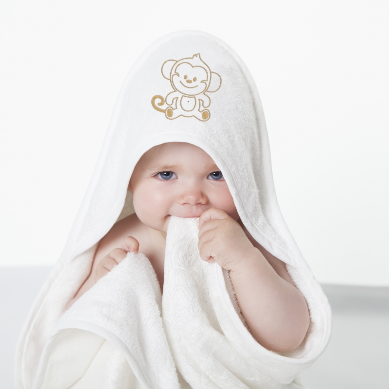 Cuddledry Baby Apron Bath Towel