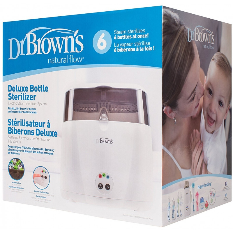 Dr. Brown's Deluxe Electric Bottle Sterilizer w/ Indicator | Baby