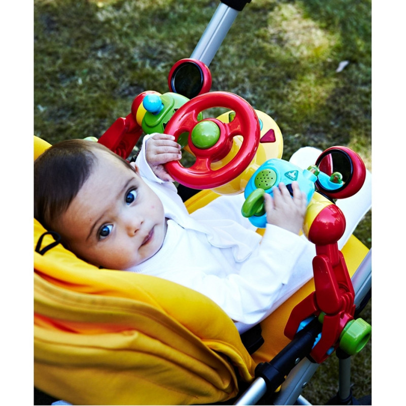 ELC Steering Wheel With Lights and Sounds Attaches To Buggy Pushchair 
