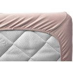 Leander 兩件裝嬰兒床單 120x60cm - 粉紅色