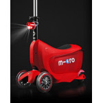 Micro Scooter 邁古 Micro Scooter 豪華版 Micro 迷你 2 合 1 隨行箱滑板車 - 紅色