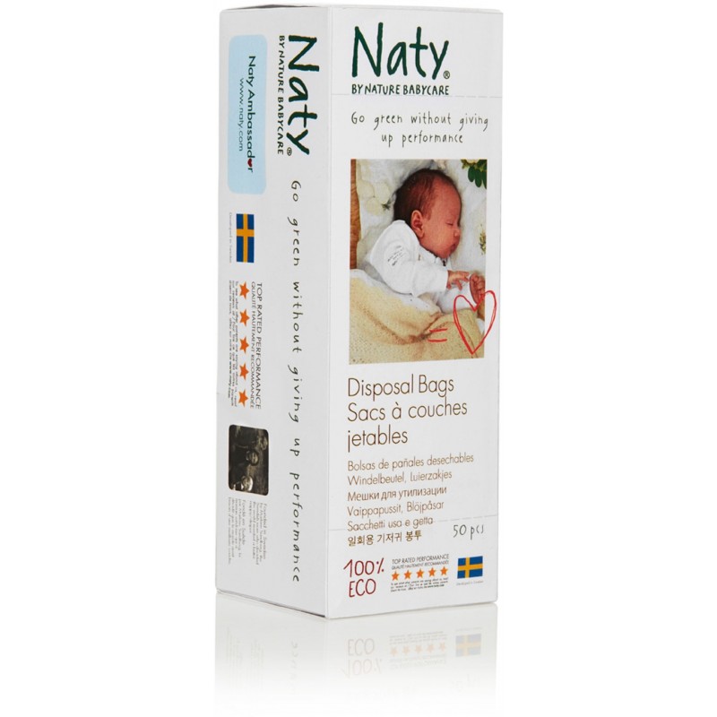 Kvalifikation medarbejder dal Nature Babycare Eco Nappy Bags 50pcs • Baby Central