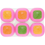 OXO Tot Baby Blocks™ 食物冷存格 - 粉紅色 - 2oz
