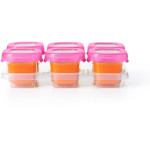 OXO Tot Baby Blocks Freezer Storage Containers - Pink 2oz