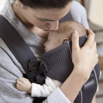 BabyBjorn Mini 初生嬰兒揹帶 - 3D 透氣 - 碳灰色