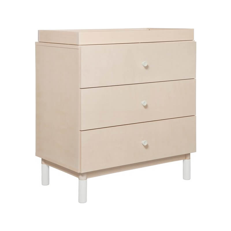 baby dresser with hanging space