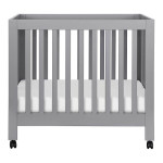 Babyletto Origami Mini Crib - Grey