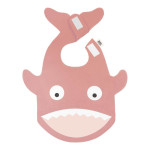 BabyBites Bib - Shark Pink
