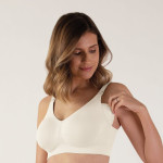 Bravado Designs Body Silk Seamless Nursing Bra - Sustainable - Antique White