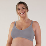 Bravado Designs 哺樂多 Body Silk Seamless Nursing Bra - Sustainable - Silver Belle