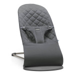 BabyBjorn Fabric Seat for Bouncer Bliss - Anthracite, Quilted Cotton