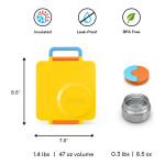OmieBox Insulated Bento Box V2 - Sunshine