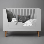Done by Deer Little Interior Step-In Guard - Grey 120x60cm