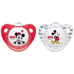 NUK Mickey/Minnie Mouse Silicone Soother